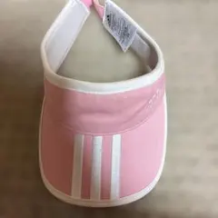 アディダス　サンバイザー　ゴルフピンク