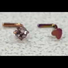 鼻ピアス☆2点セット☆
