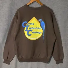 デザイン◎ 90s～ USA企画 JERZEES 企業ロゴ オールドスウェット