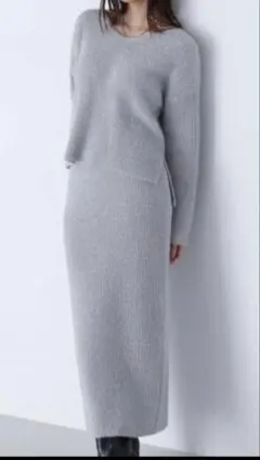 ナチュラルビューティーベーシック　ラメニットセットアップ