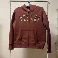 REPLAY ブラウン フード付きパーカーのサムネイル