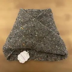 レディースマフラー　 ソフトタッチ スヌード グレー系