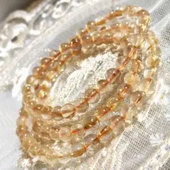 ◆タイチンルチル◆3連ブレスレット◆天然石◆#hm.