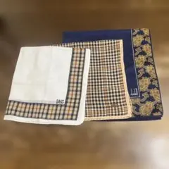 ダンヒル　DAKS ハンカチ3枚のサムネイル