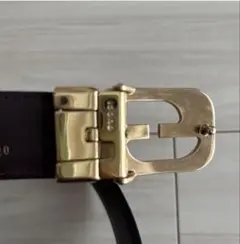 GUCCI レザーベルト ブラック ゴールド金具 型番307519 新品未使用