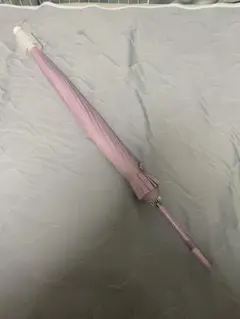 薄紫の長傘 フック型ハンドル