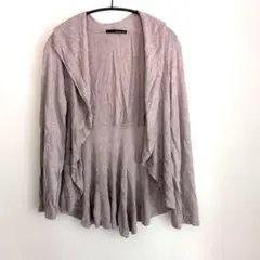 秋色　Nouvelle et Chic カーディガン ドレープ ベージュ