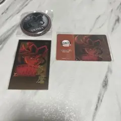 鬼滅　無限城　ダイニング　くじ　童磨　缶バッジ　チェキ　ポイントカード