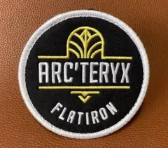 ARC'TERYX FLATIRON コラボ 刺繍パッチワッペン ベルクロ