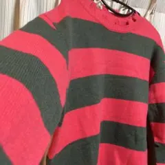 エルム街の悪夢 フレディ クルーガー風セーター XXL ノーブランド ホラー