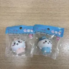 ちいかわ　ソフビインテリアマスコット　キャンドゥ　ちいかわ　ハチワレ