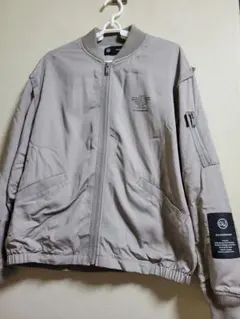 GU×UNDERCOVER MA-1 ジップアップブルゾン ベージュ XS