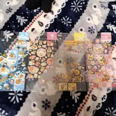 リラックマ デコレーションシール4枚セット