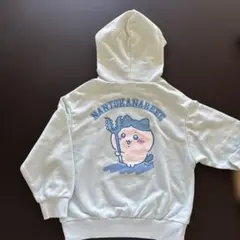 ちいかわ　ハチワレ　バックプリントパーカー 120