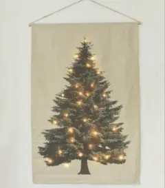 salut! サリュ　クリスマス　LED付　ツリータペストリー