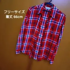Eddie Bauer 長袖 チェックシャツ レッドのサムネイル