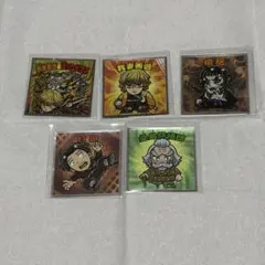 鬼滅の刃 ビックリマンチョコシール 我妻善逸 スーパーゼウス 村田 獪岳 桑島