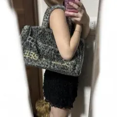 CECI L McBEE ヒョウ柄 ハンドバッグ