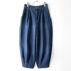 美品 ソウルベリー デニムでつくった、まるカッコパンツ レギュラー丈 ゆったりのサムネイル