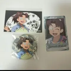 忍たま乱太郎 ただいま！忍術学園 缶バッジ 山田利吉 カード アニメイト特典