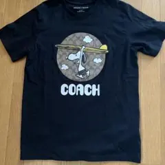 COACH x PEANUTS スヌーピー Tシャツ ブラック　コーチのサムネイル