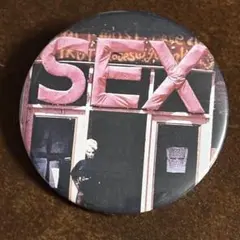 キングスロード430 SEX 75ミリデカ缶バッジ セディショナリーズ マルコム