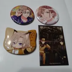 A３　摂津万里　缶バッジ 4個セット