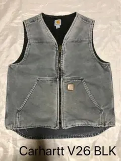 雰囲気◎ 鬼フェード Carhartt V26 BLK ダックベスト