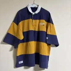 【美品】ストライプポロシャツ Lサイズ