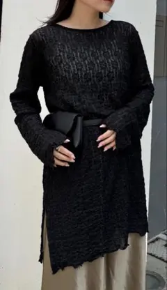 チャオパニックティピー　シアーレースチュニックワンピース　新品未使用タグ付き