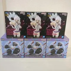 ワンピース バトレコ　ボニー　ワーコレ　ルフィ　ギガ5　ゴムゴムの白い銃乱打