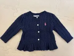 Ralph Lauren ネイビー カーディガン 6M