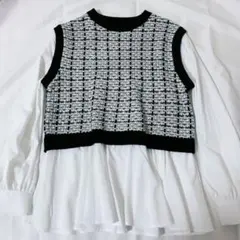 INGNI ニットベストシャツセット　レディース