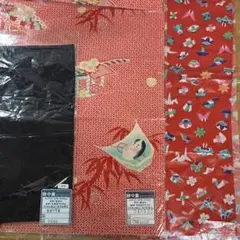 紗々美 ちりめん はぎれ 3枚セット