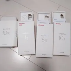 Sony Xperia スマートフォン 4台分の箱　空箱