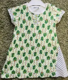 RAG MART ヤシの木柄 ワンピース 110cmのサムネイル