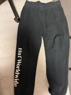 HUF ブラック スウェットパンツ S