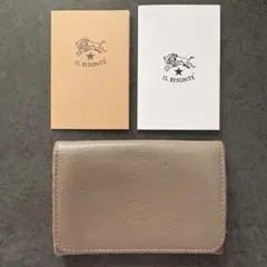 【イルビゾンテ】カードケース グレーのサムネイル