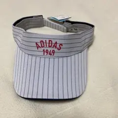 ADIDAS レディース　ゴルフ　バイザーストライプ　新品　タグ付き