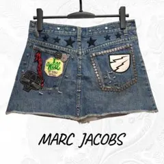 美品 希少 MARC JACOBS マークジェイコブス デニム ミニ スカートのサムネイル