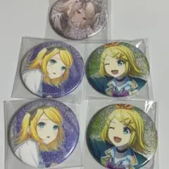 鏡音リン グリ缶 46C プロセカ グリッター缶バッジ - メルカリ