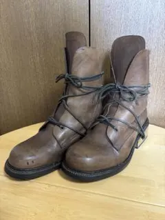 UNDERCOVER 04AW BUT期 フロッキーダメージ加工ロングブーツ - メルカリ