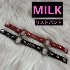 ⚫️最終価格⚫️MILKBOY スタッズリストバンドウォッチ♡ - メルカリ