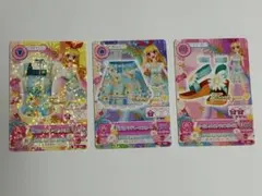 アイカツカード　星宮いちご　花がらアクアレースコーデ