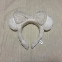 ディズニー リボン付き耳カチューシャ