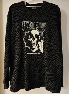 HYSTERIC GLAMOUR ゼブラ柄 スウェット