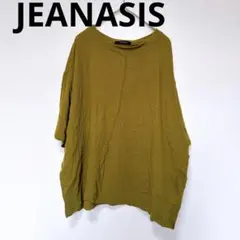 JEANASIS ジーナシス（F）半袖 Tシャツ カットソー クルーネック 薄手