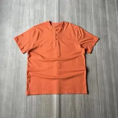 L.L.Bean ヘンリーネック Tシャツ XL オレンジ ビックシルエットのサムネイル