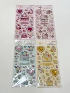 サンリオ キラキラジュエルシール 4枚セット