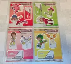 デジモンアドベンチャー　アクスタコレクション　ヒカリ　空　ミミ　タケル